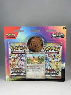 Pokemon TCG Scarlet & Violet Prismatic Evolutions Eevee 2-Pack Blister Sealed - Image 1