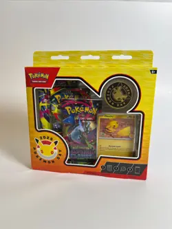 Pokemon TCG Pokemon Day 2026 Collection Box – Pikachu Promo – Sealed IN HAND - Image 1