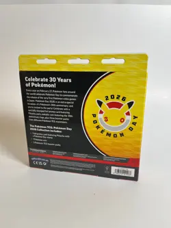 Pokemon TCG Pokemon Day 2026 Collection Box – Pikachu Promo – Sealed IN HAND - Image 3