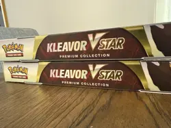 Pokemon TCG Kleavor VSTAR Premium Collection Fusion Strike Brilliant, Lot of 2 - Image 2