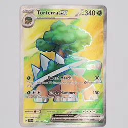 Torterra ex - Ultra Rare SV05: Temporal Forces 185/162 NM Pokemon TCG - Image 1