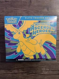 Pokemon Ascended Hero's Elite Trainer Box Sealed ETB - NEW SEALED-Rip And Ship!! - Image 1