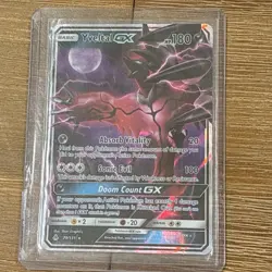 Pokemon TCG Yveltal GX 79/131 Sun & Moon Forbidden Light Holo Full Art Ultra NM - Image 1