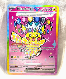 Pokemon Pikachu ex 277/217 Ascended Heroes Special Illustration Rare! - Image 1