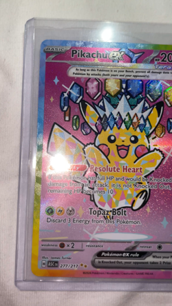 Pokemon Pikachu ex 277/217 Ascended Heroes Special Illustration Rare! - Image 2