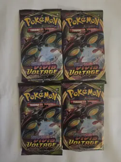 Pokemon TCG Vivid Voltage Booster Packs - Lot of 4 - Image 1
