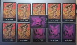 DON!! LOT OF 11 Double Pack Set Vol. 9 One Piece The Azure Sea's Seven Foil MINT - Image 1