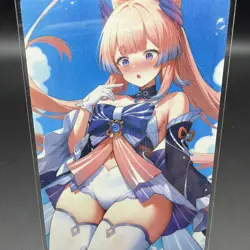 Sangonomiya Kokomi Genshin Impact Anime Waifu Card Doujin ACG Goddess Holo - Image 1