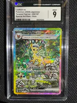 CGC Graded Pokemon Card Lot Including Leafeon, Charizard, Chameleon, Pikachu Etc - Image 3