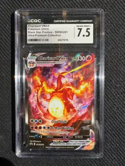 CGC Graded Pokemon Card Lot Including Leafeon, Charizard, Chameleon, Pikachu Etc - Image 4