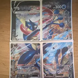 Pokemon Greninja V-UNION 4 Card Set - English TCG V-UNION Collection - Image 1