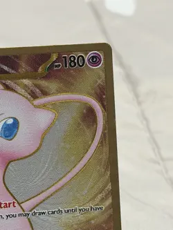 Mew EX 151 Gold Metal Card 205/165 SV: Scarlet & Violet Promo Card | NM - Image 5