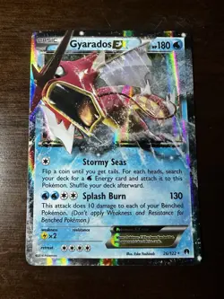Gyarados EX Holo Rare 26/122, 2016 Pokemon TCG Card - Image 1