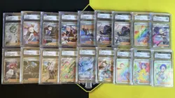 Pokemon CGC GM10 Graded Card Lot Of 18 - UR's, IR's, Promos, Full Arts, Alt Arts - Image 1