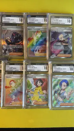 Pokemon CGC GM10 Graded Card Lot Of 18 - UR's, IR's, Promos, Full Arts, Alt Arts - Image 4
