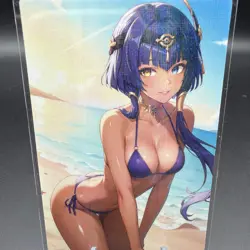 Candace Genshin Impact Anime Waifu Card Doujin ACG Goddess Holo - Image 2