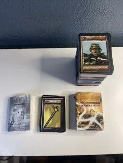 Highlander the Card Game 1996 ARMS AND TACTICS Starter Deck & Cards Lot Of 250+ - Image 1