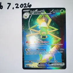 Pokemon TCG Spidops ex 243/198 SV01: Scarlet & Violet Full Art Holo Rare Card - Image 2