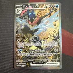 Pokemon TCG Greninja EX 132 Scarlet & Violet Promo Card NM Condition - Image 1