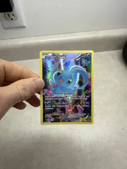 Pokemon XY113 Manaphy Promo Holo Rare Card Near Mint Condition - Image 1