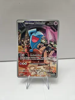 Team Rocket's Wobbuffet 203 Sv: Scarlet & Violet Promo Cards Holo - Image 1