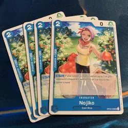 4X One Piece Card Game Nojiko OP03-048 Uncommon English NM - Image 1