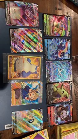 Pokemon Sword & Shield V/VMax Full Art Holo Card Lot - (Secret Rare Snorlax) - Image 1