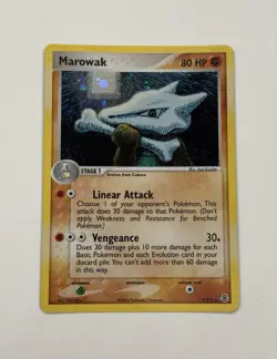 Marowak Holo 7/112 FireRed LeafGreen Pokemon Card 2004 LP - Image 1
