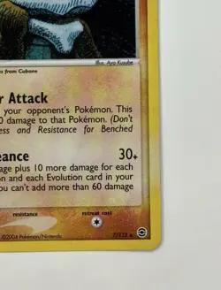 Marowak Holo 7/112 FireRed LeafGreen Pokemon Card 2004 LP - Image 3