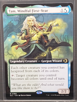 Tam, Mindful First-Year (Extended Art)- MTG Lorwyn Eclipsed Regular - Image 2