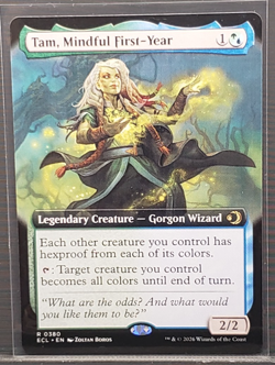 Tam, Mindful First-Year (Extended Art)- MTG Lorwyn Eclipsed Regular - Image 5