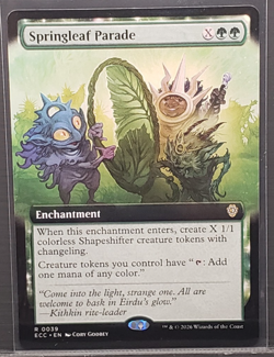 Springleaf Parade 039 (Extended Art) -MTG Commander: Lorwyn Eclipsed Regular - Image 2
