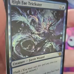 Wizards of the Coast High Fae Trickster Foundations Foil Rare Blue 40 - Image 3
