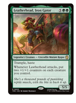 Leatherhead, Iron Gator Teenage Mutant Ninja Turtles MTG - Image 1