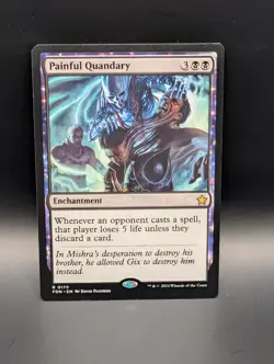 MTG - Painful Quandary - Enchantment - FDN #179 - Rare - Image 1