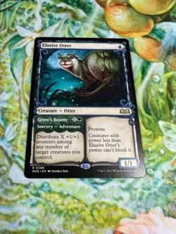 Elusive Otter (Showcase) MTG: WOE *Pack Fresh* - Image 1