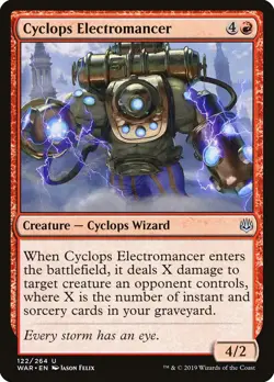 Cyclops Electromancer (122) – War of the Spark WAR – MTG Magic the Gathering - Image 1