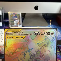 Moltres Zapdos Articuno GX Hidden Fates Pokemon TCG 69/68 Secret Rare - Image 2