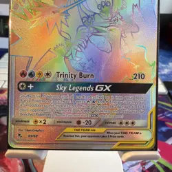 Moltres Zapdos Articuno GX Hidden Fates Pokemon TCG 69/68 Secret Rare - Image 3