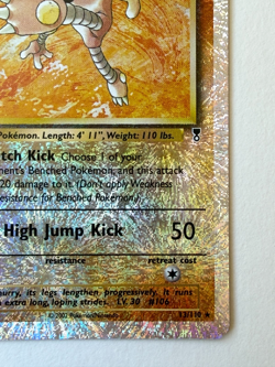 Hitmonlee Reverse Holo 13/110 Legendary Collection 2002 Vintage Pokemon TCG LP - Image 5