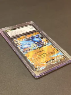 CGC 10 GEM MINT Lucario ex 051/131 Stamp – Prismatic Evolutions Premium - Image 4