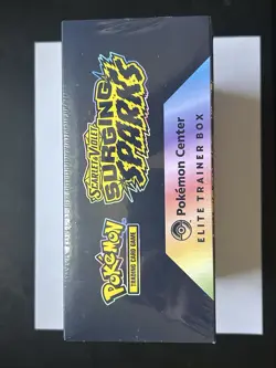 Pokemon TCG Surging Sparks Pokemon Center Elite Trainer Box ETB Factory Sealed - Image 2