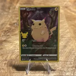 Pikachu 005/025 Pokemon TCG Holo Rare Celebrations Near Mint - Image 1