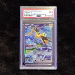 Pokemon Zapdos ex 202/165 Scarlet & Violet 151 Special Art Rare Holo PSA 9 - Image 1
