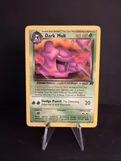 Pokemon TCG Dark Muk Base Team Rocket Set 41/82 Unlimited Uncommon - Image 1