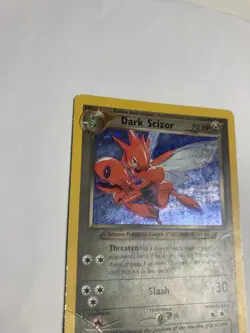 Pokemon Dark Scizor 9/105 Neo Destiny Unlimited Holo HP With Holo Swirl - Image 4