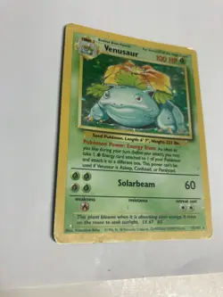 Pokemon Venusaur 15/102 Base Set Unlimited Holo HP - Image 2