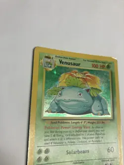 Pokemon Venusaur 15/102 Base Set Unlimited Holo HP - Image 3
