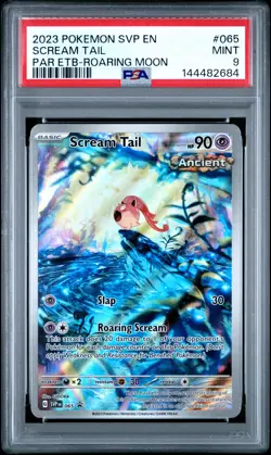2023 POKEMON SVP EN-SV BLACK STAR PROMO #065 SCREAM TAIL PSA 9 - Image 1