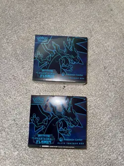 Phantasmal Flames Pokemon Center ETB Elite Trainer Box Lot of 2 - IN HAND-SEALED - Image 2